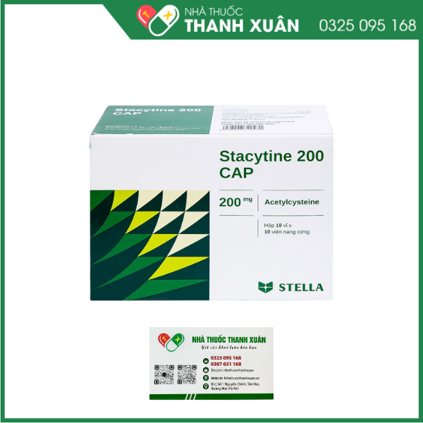 Thuốc Stacytine 200 Cap điều trị long đờm